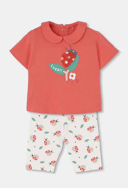 Conjunto punto de bebé niña