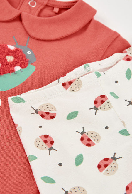 Conjunto punto de bebé niña