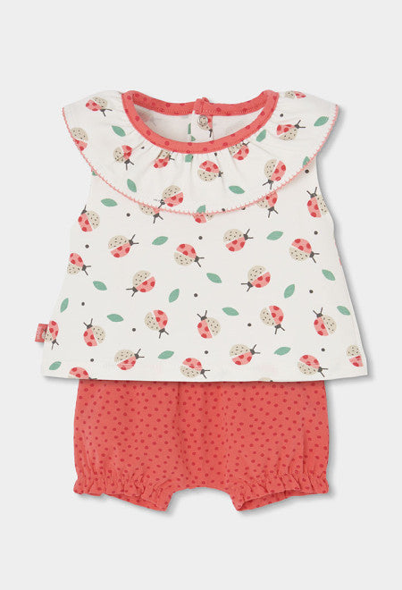 Conjunto de punto bebé niña