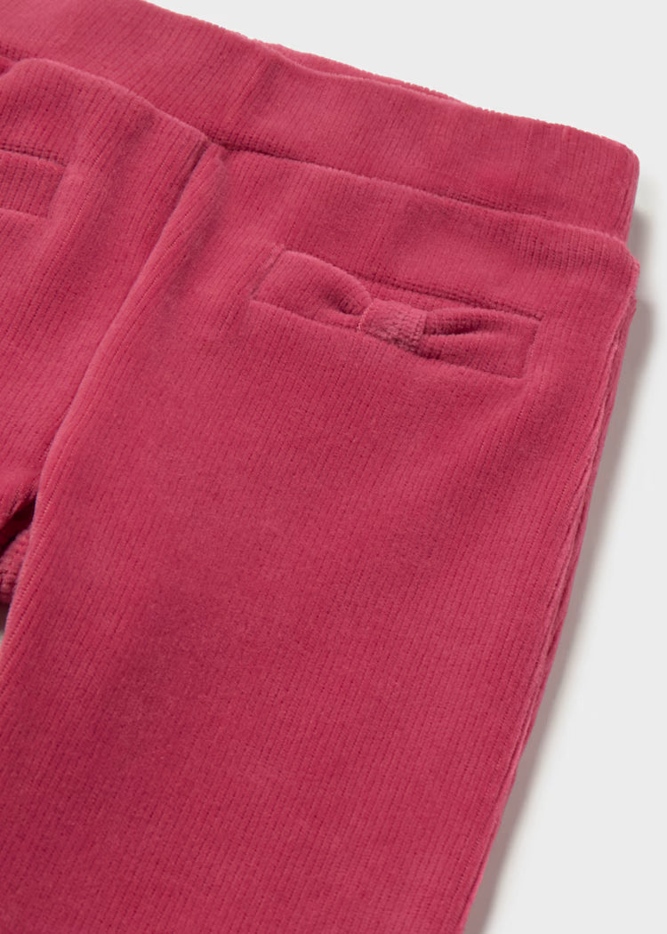 Pantalon niña punto pana basico
