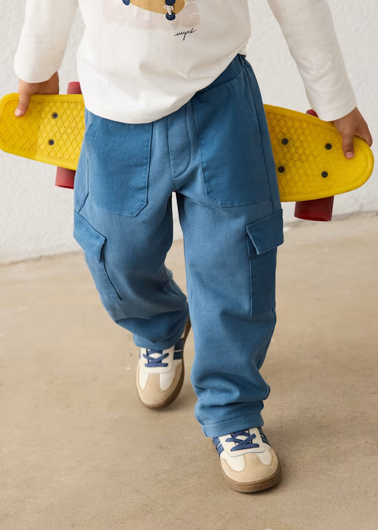 Pantalon punto cargo niño