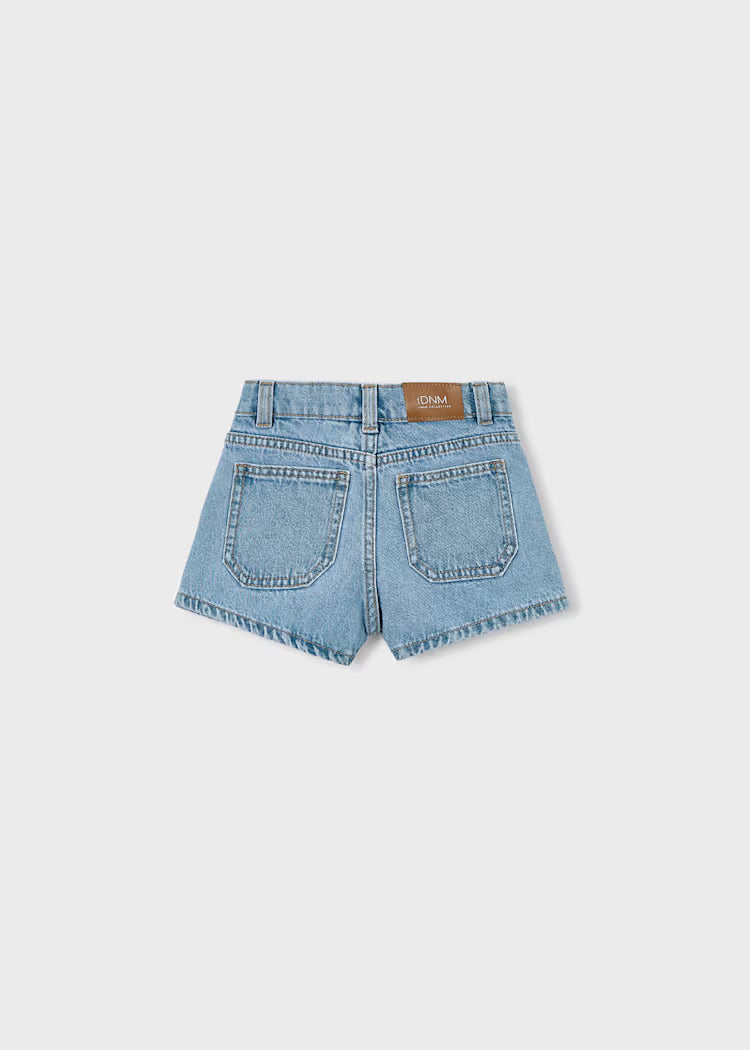 Short tejano básico niña
