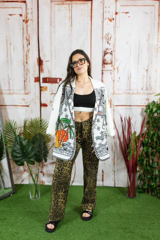 Pantalón De Leopardo