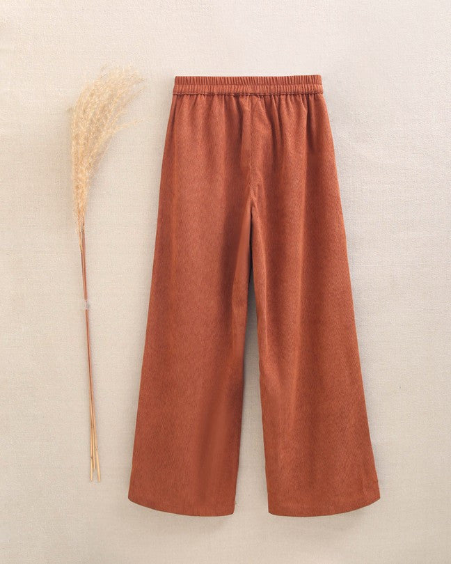 Pantalón De Niña Largo De Pana