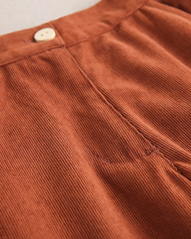 Pantalón De Niña Largo De Pana