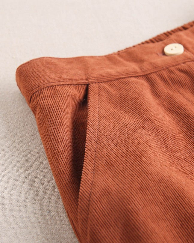 Pantalón De Niña Largo De Pana