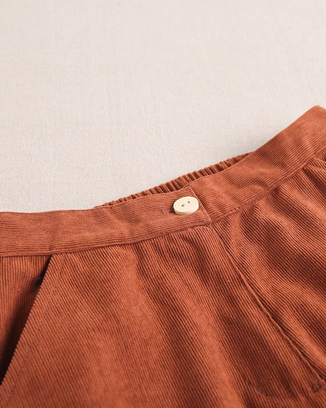 Pantalón De Niña Largo De Pana