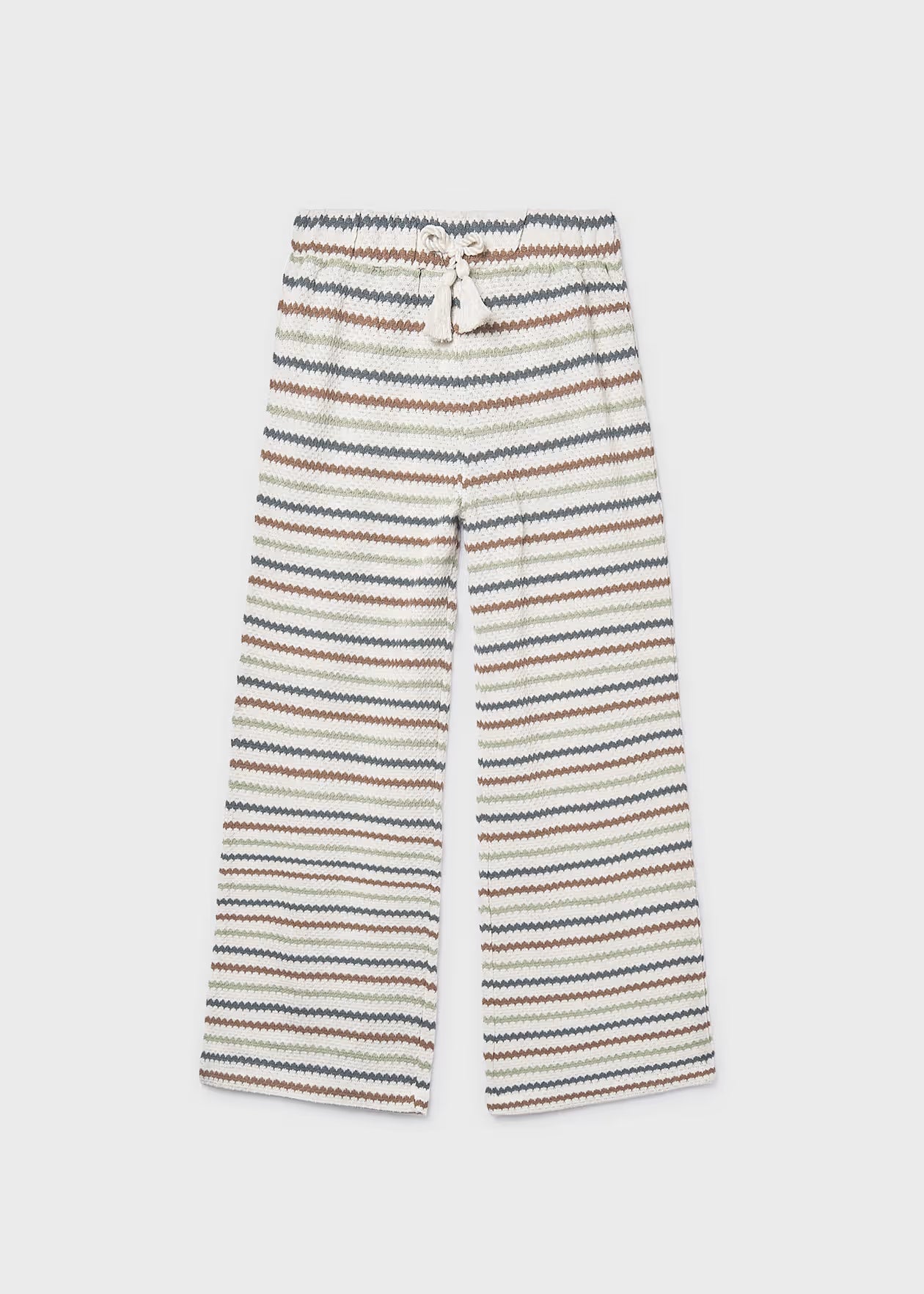 Pantalon largo tipo crochet
