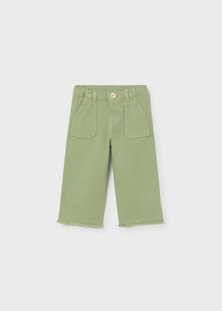 Pantalon largo sarga