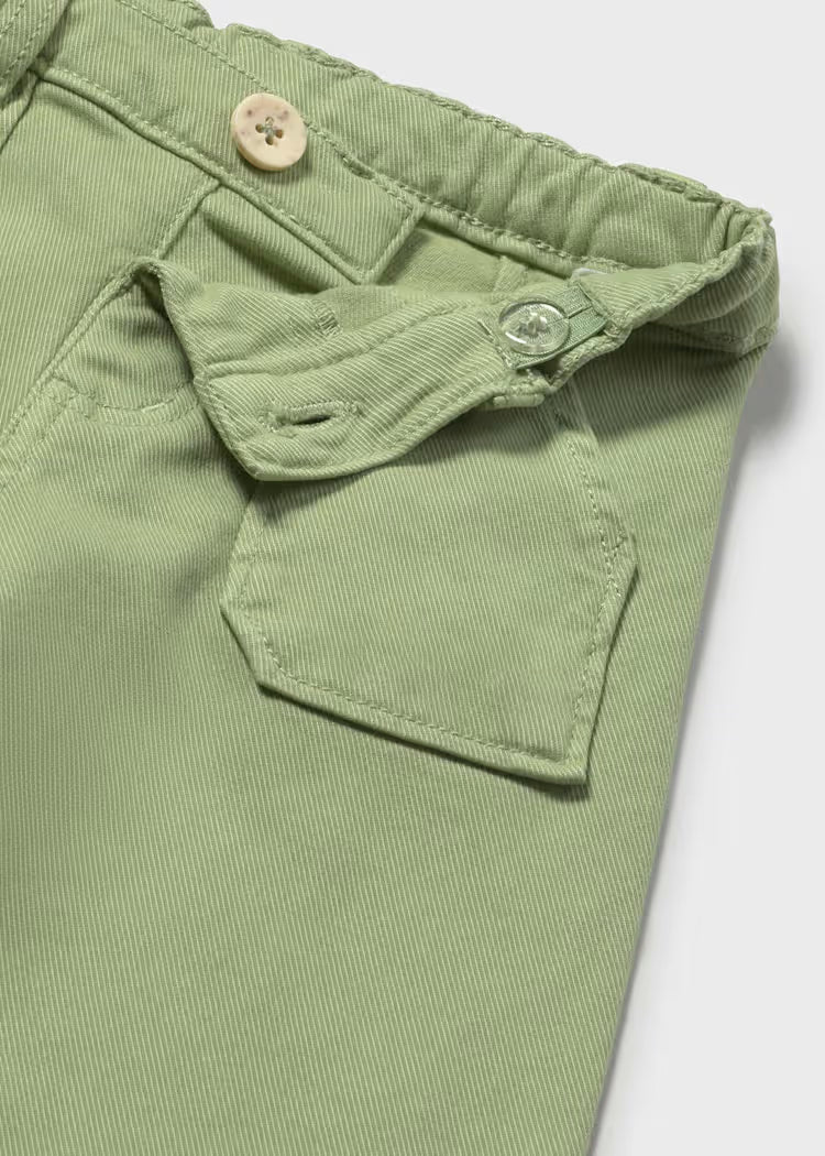 Pantalon largo sarga