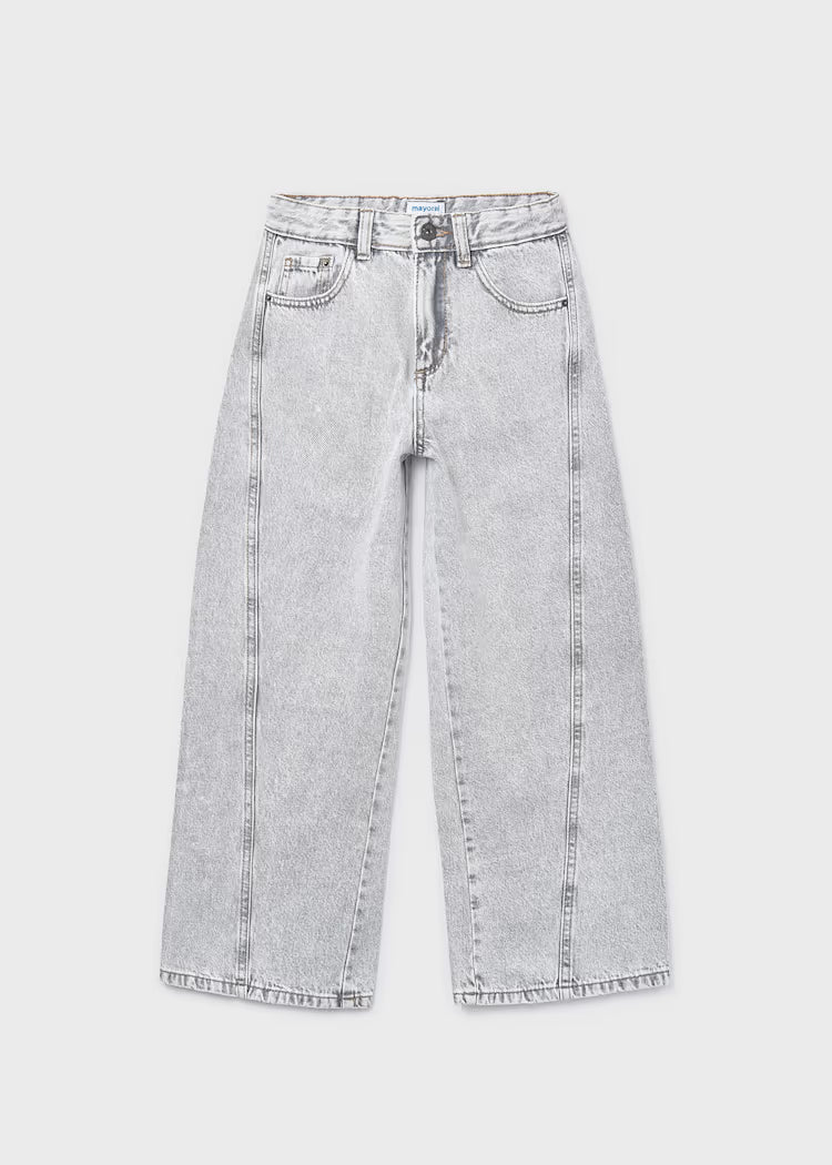 Pantalon largo tejano wide le