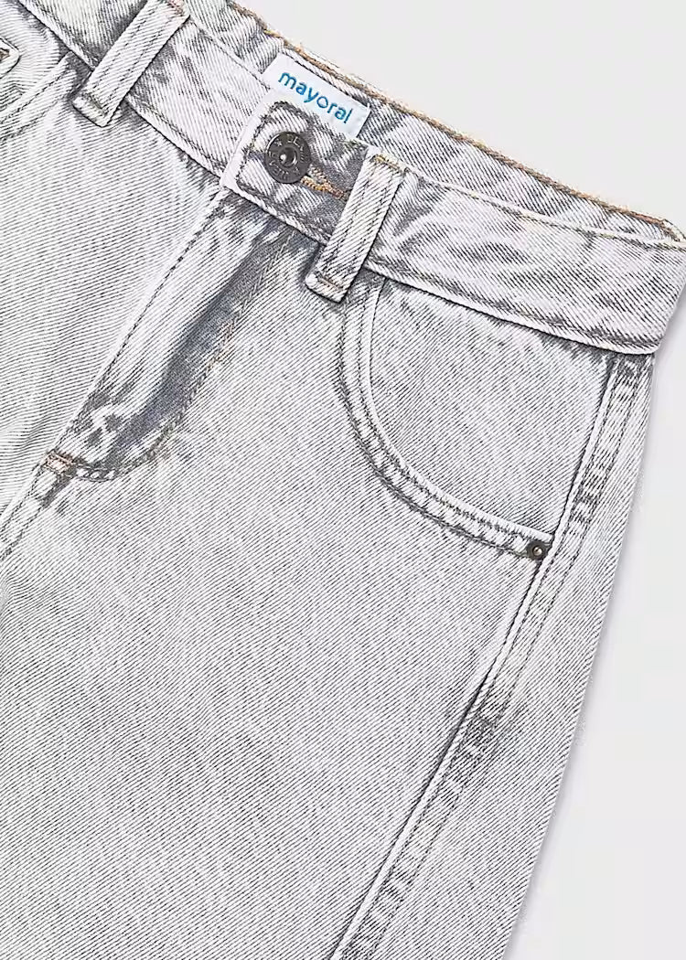 Pantalon largo tejano wide le
