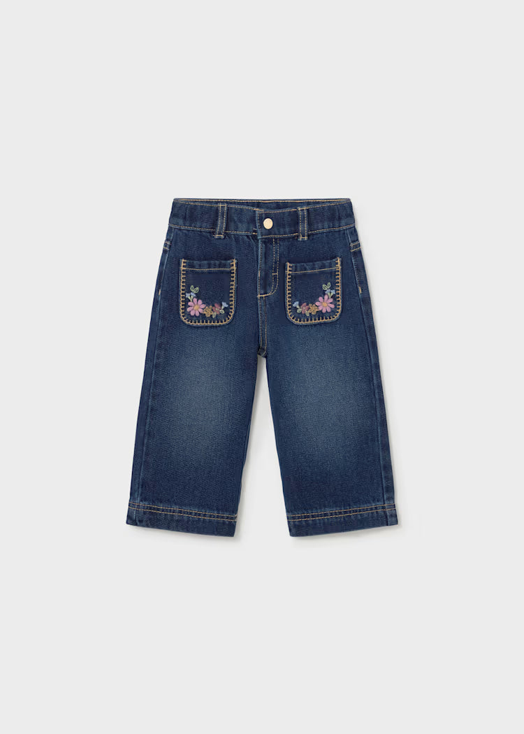Pantalon tejano fantasia bebé niña