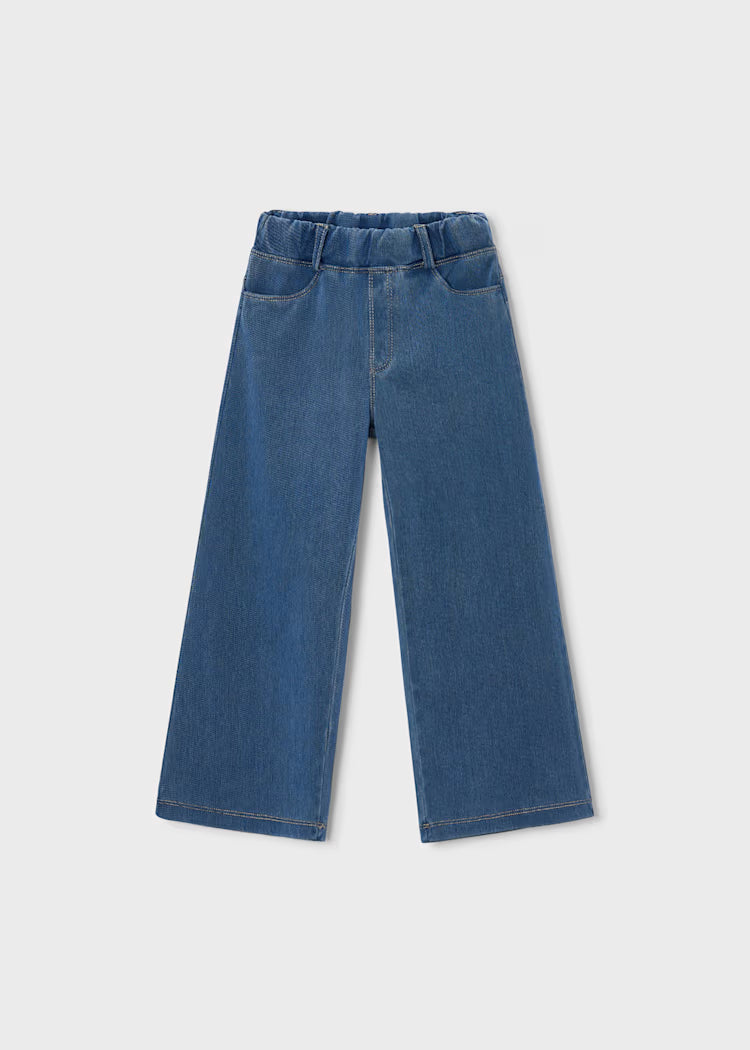 Pantalon largo denim niña