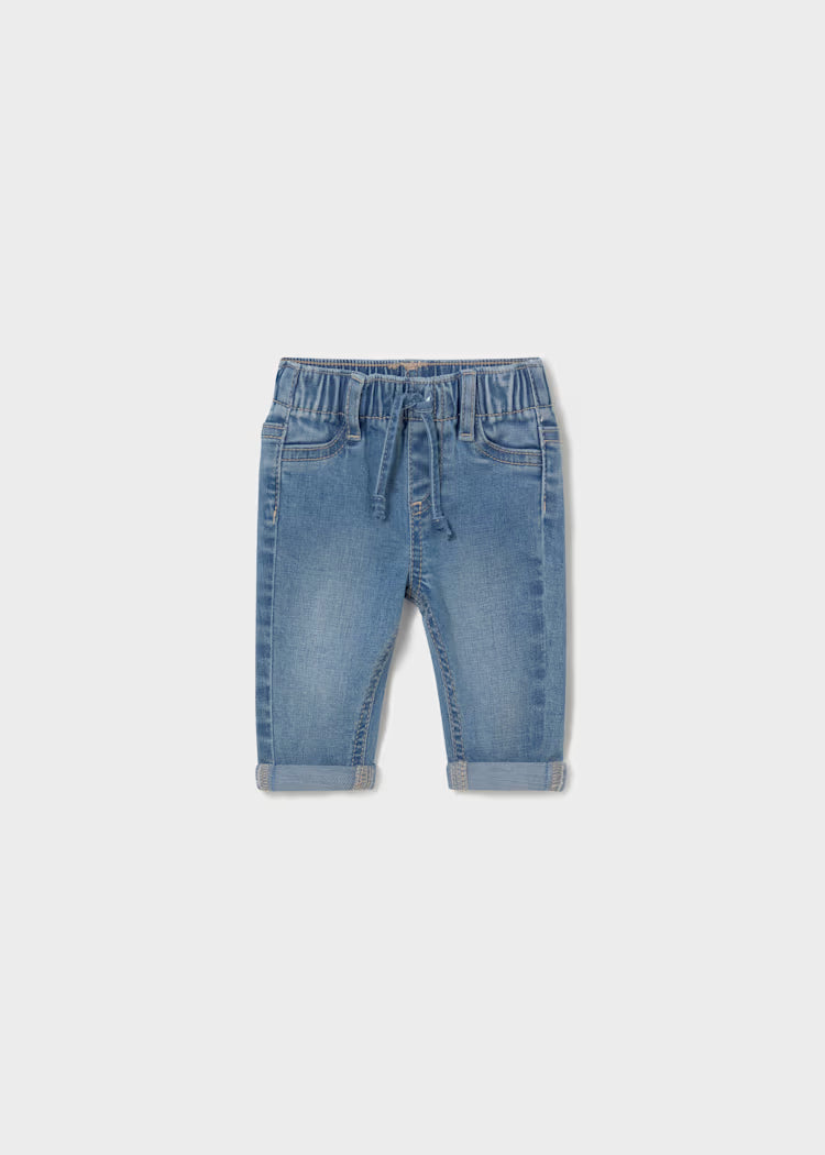 Pantalon largo tejano basico