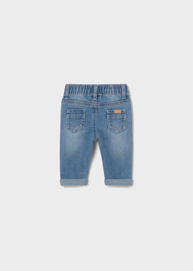 Pantalon largo tejano basico