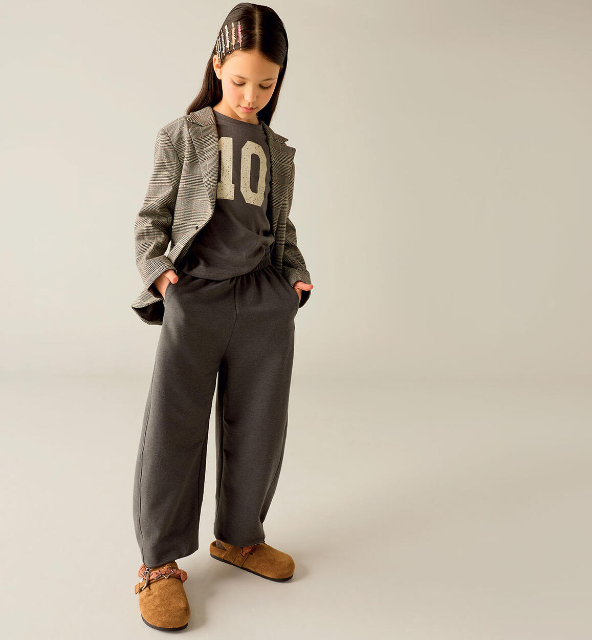 Pantalón jogger corte recto