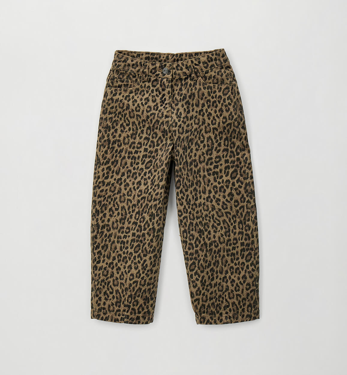 Pantalón wide leg estampado animal print