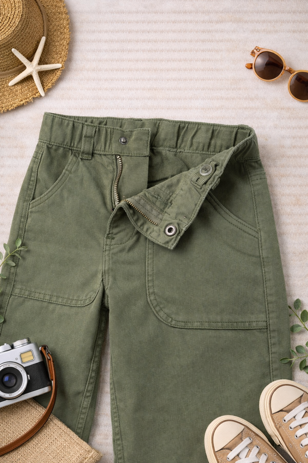 Pantalón De Sarga