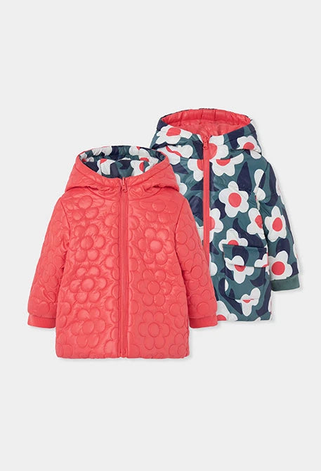 Parka reversible tejido técnico de niña