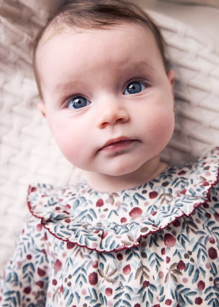 Conjunto pelele y leotardo bebé niña
