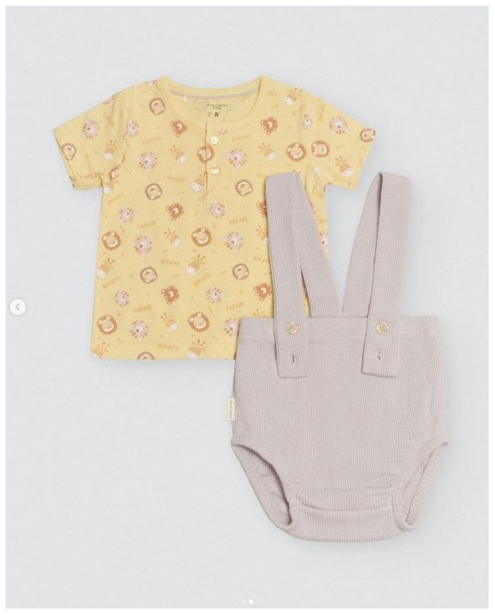 Conjunto camiseta  y ranita tirante