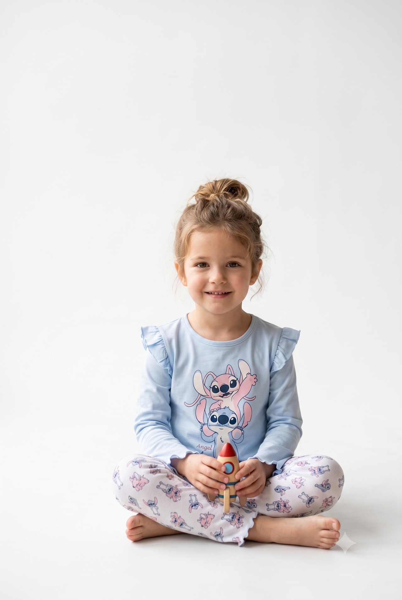 Pijama Stitch de manga larga niña