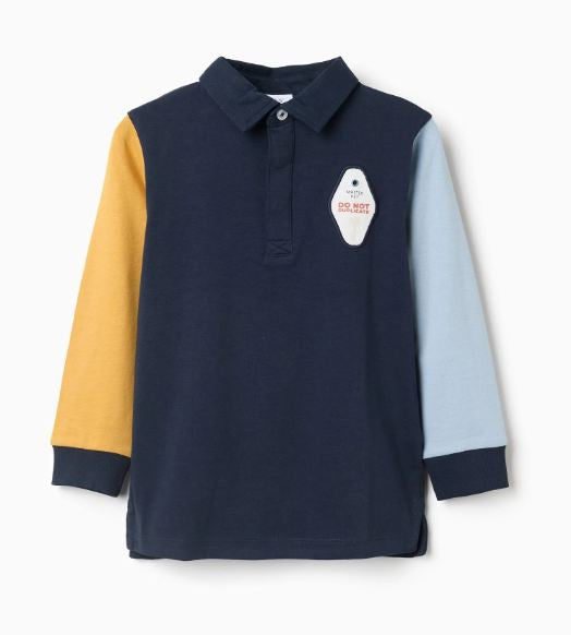 Camiseta Polo Tricolor Zippy