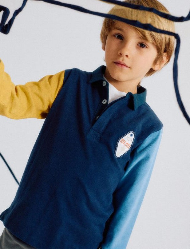 Camiseta Polo Tricolor Zippy