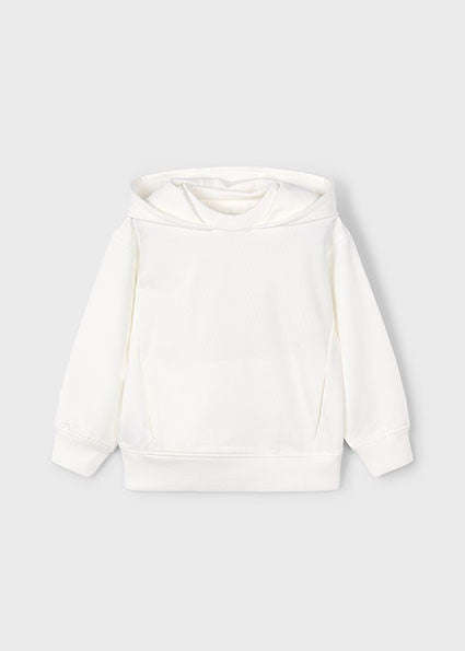 Sudadera capucha verde niño