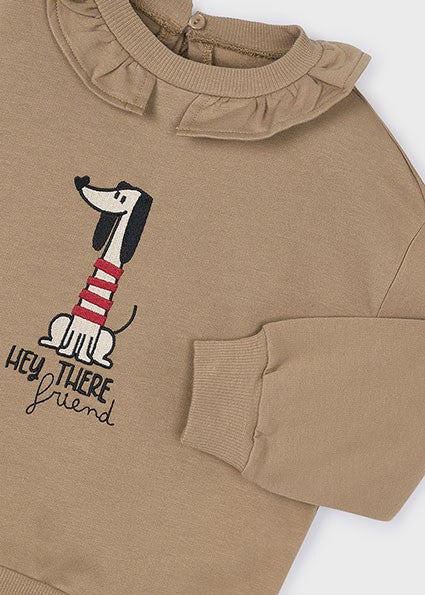 Sudadera Cuello Volante