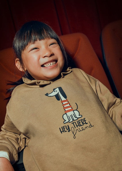 Sudadera Cuello Volante