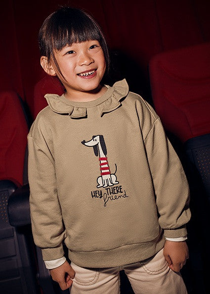 Sudadera Cuello Volante