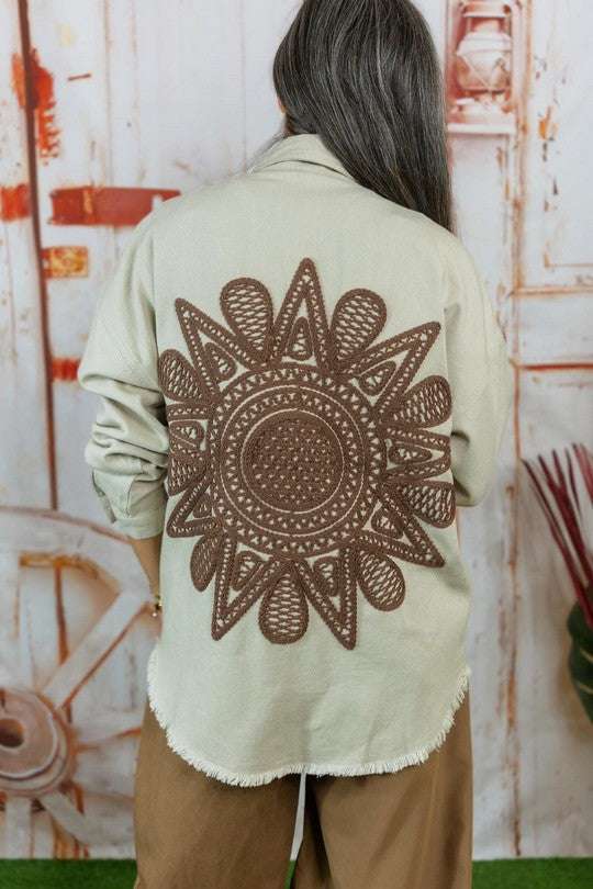 Sobrecamisa Bordado Espalda