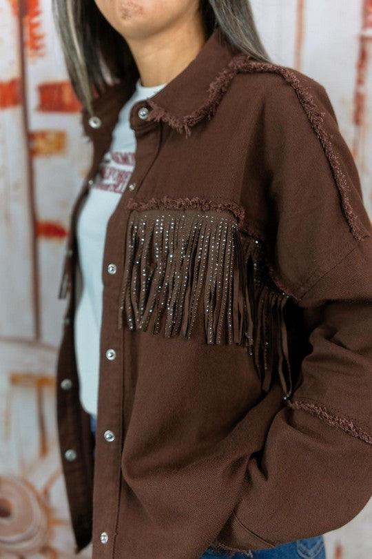 Sobrecamisa Flecos Brillo