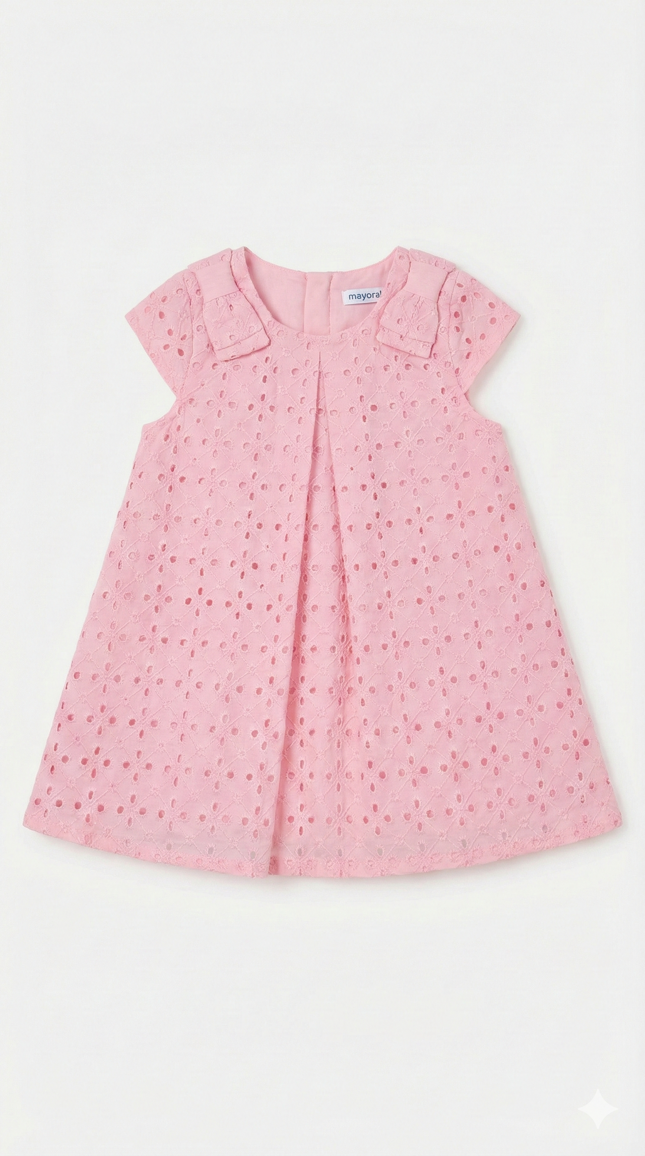 Vestido Perforado Rosa