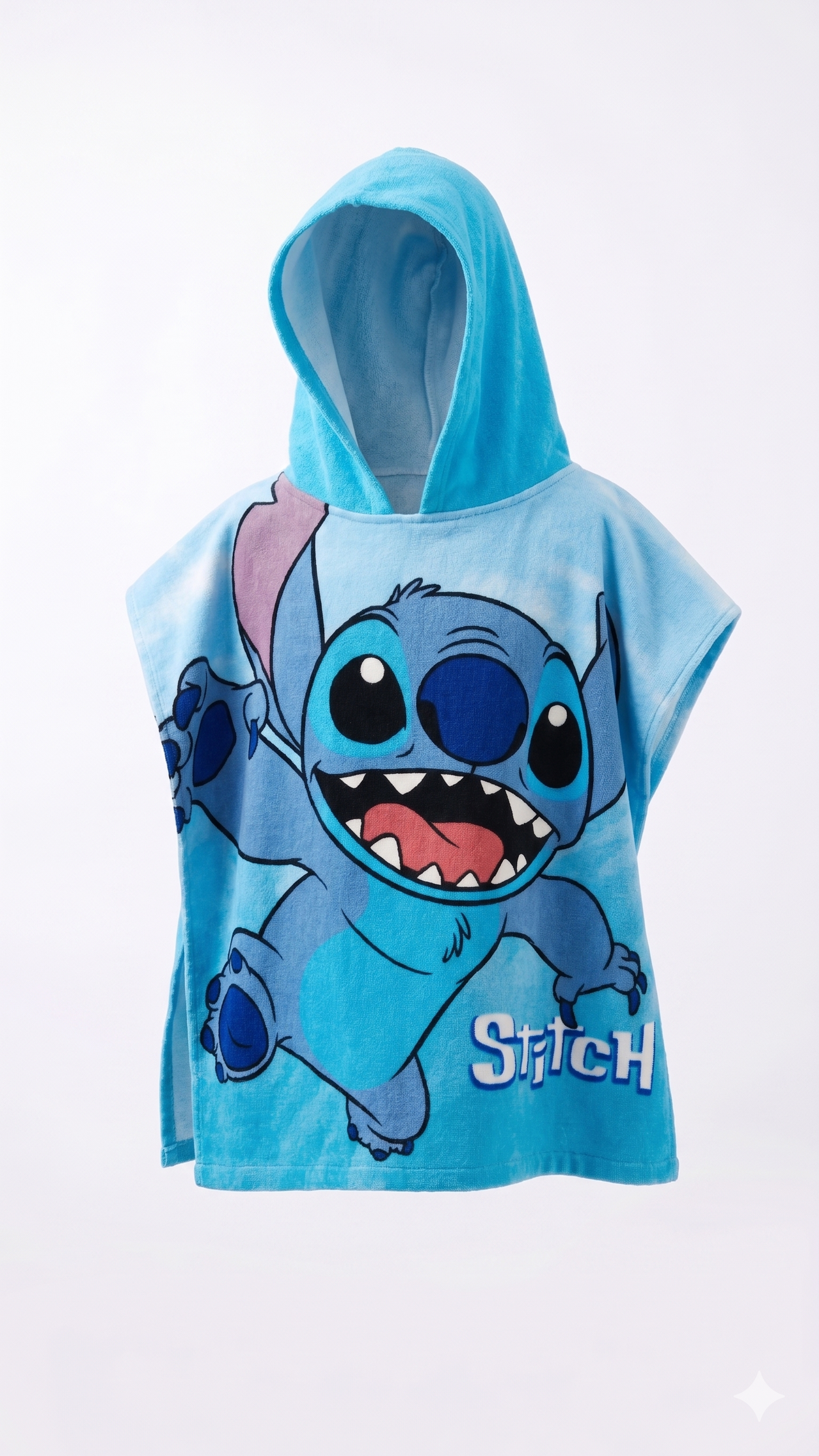 Poncho playa Stitch unisex