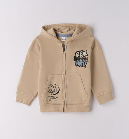 Sudadera Abierta Mangas Largas Con Cremallera