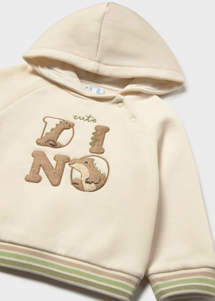 Sudadera manga larga capucha bebé