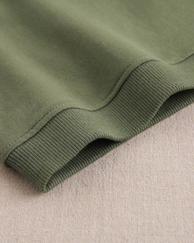 Sudadera De Bebé Niño Verde Con Capucha Y Motivo De Elefante