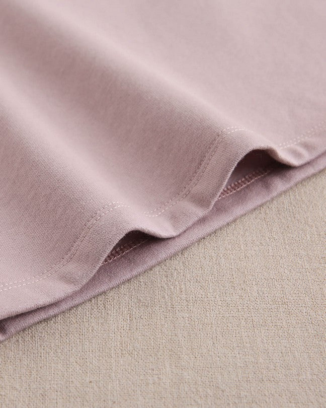 Sudadera De Niña Malva Con Cuello Camisa