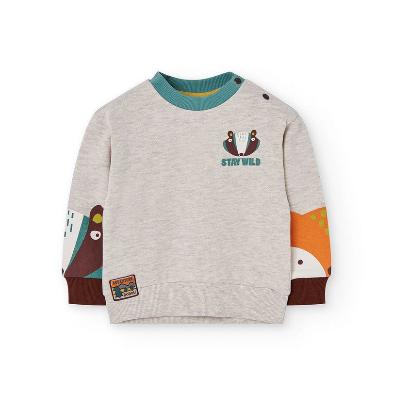 Sudadera Felpa Flamé De Niño