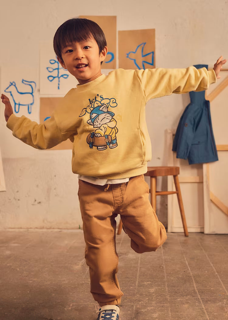 Sudadera niño cuello redondo Skate