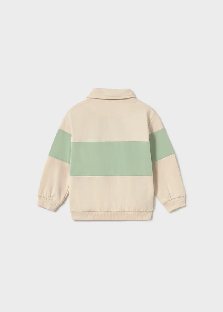 Pullover cuello polo