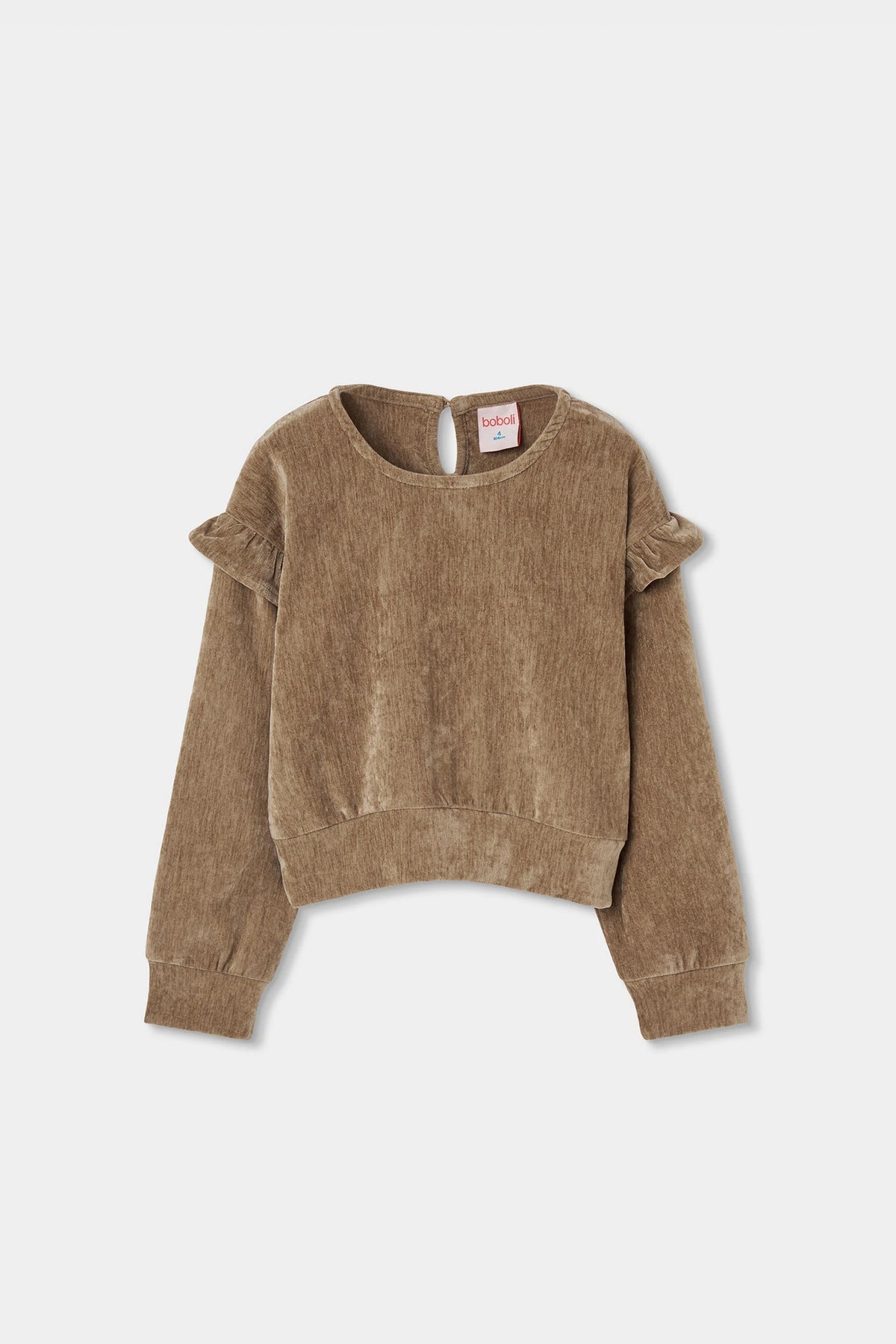 Sudadera terciopelo de niña