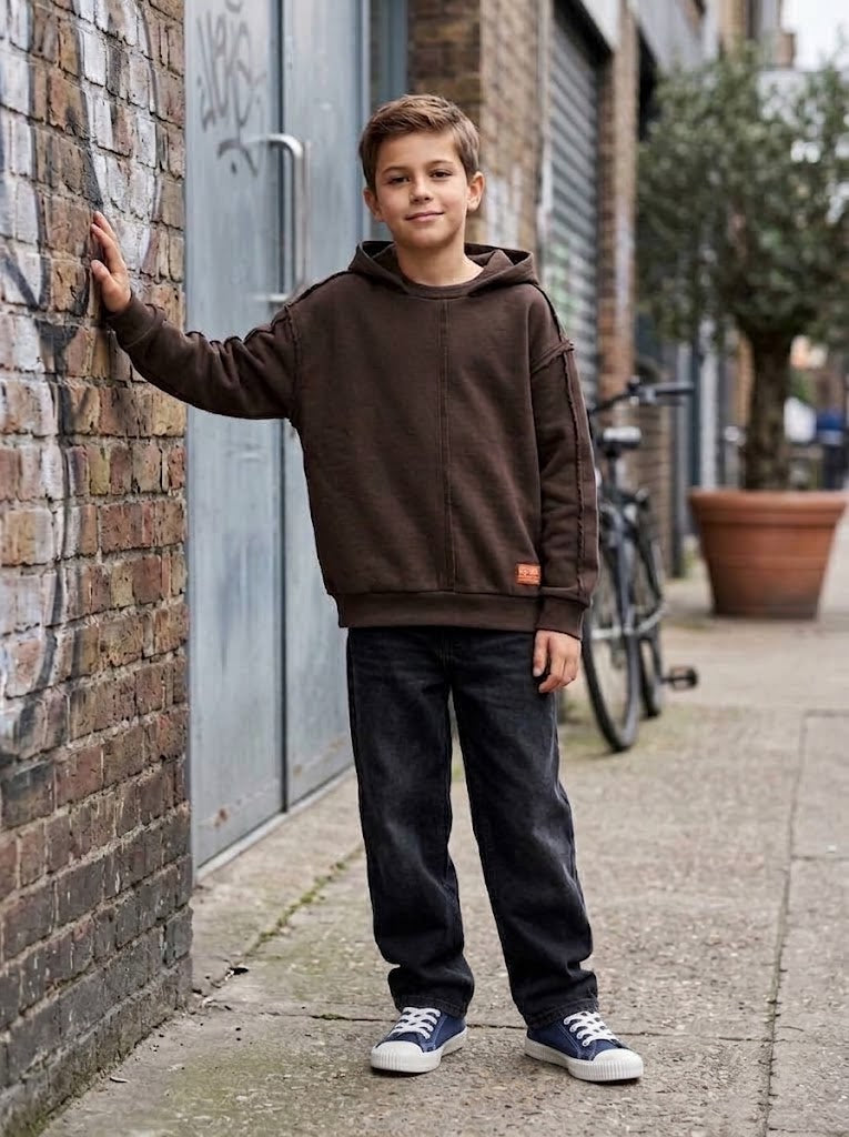 Sudadera Marron urban tribe