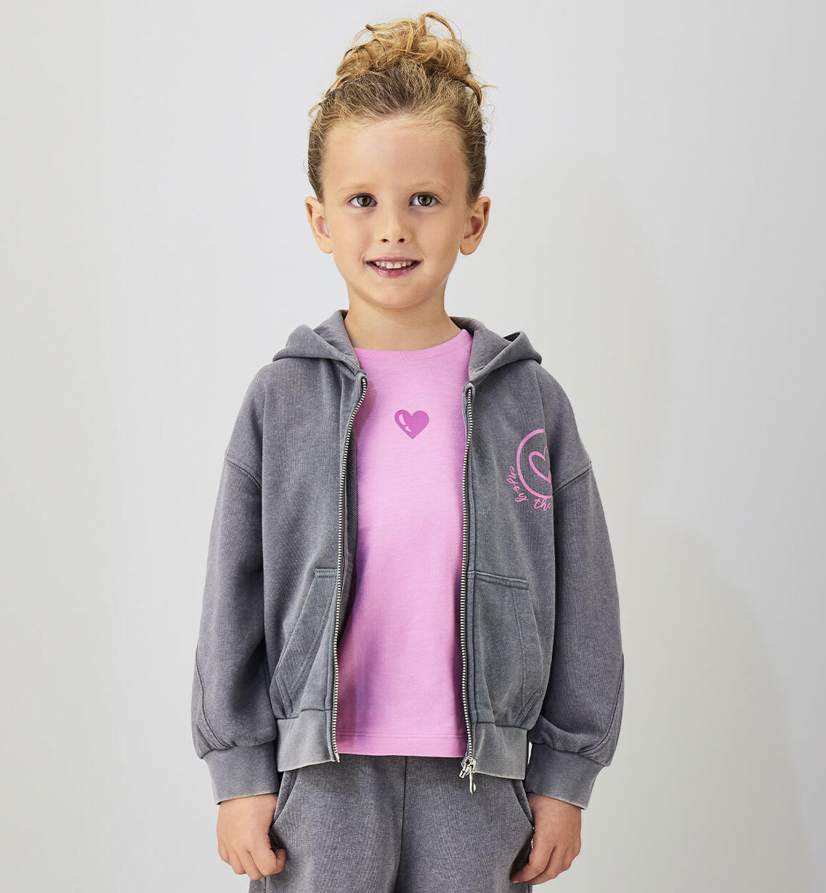 Camiseta manga corta corazón