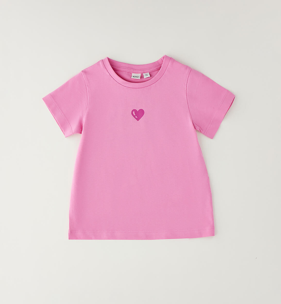 Camiseta manga corta corazón