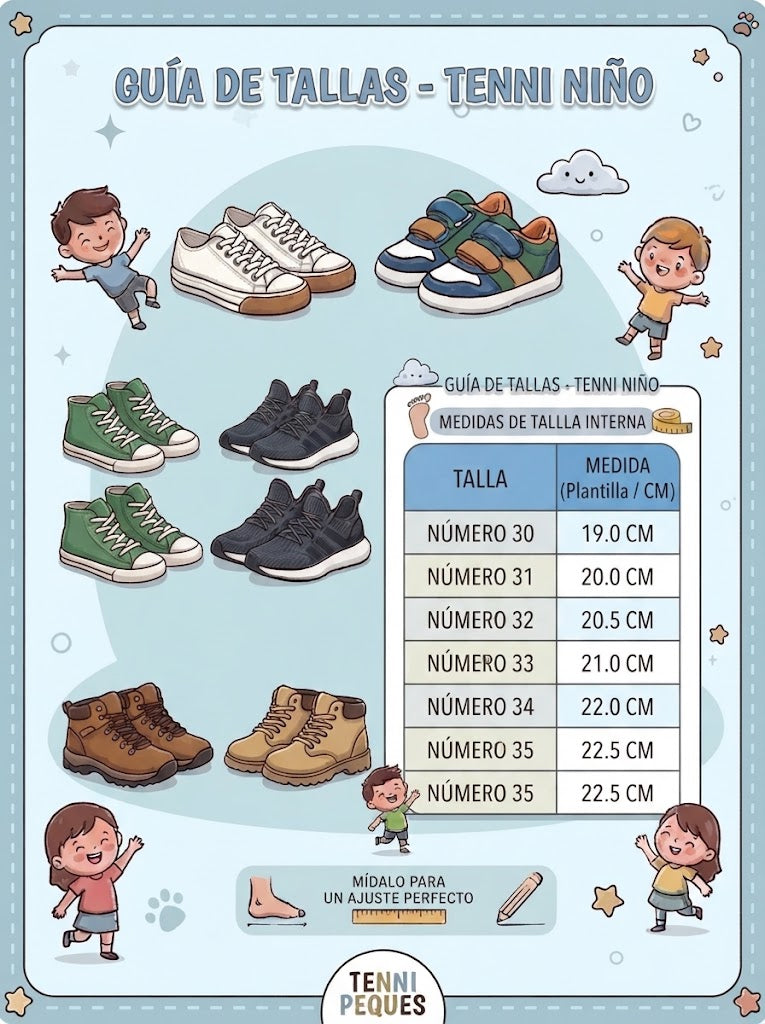 Zapatillas deportivas para niños con horma ancha