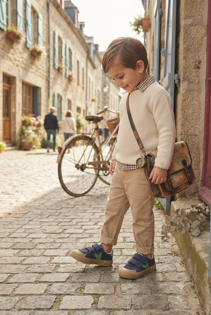 Zapatillas deportivas para niños con horma ancha